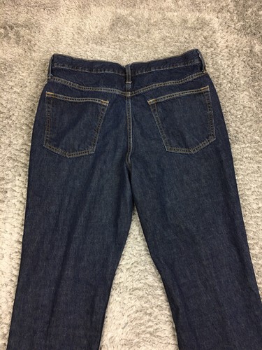 Old Navy Straight Leg Jeans Mens Size 36x34 Blue Dark Wash Denim - Picture 12 of 13