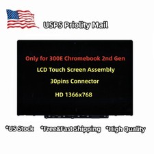 Lenovo 300e Chromebook 2nd Gen MTK 81QC 30PINS LCD Touch Screen Assembly w/Bezel
