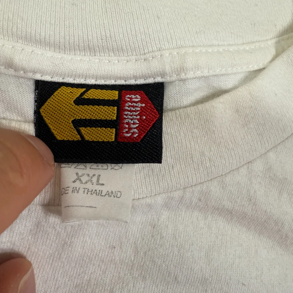 Camiseta Etnies Para Hombre XXL Blanca Gráfica Flecha Ropa de Calle Algodón y2k Foto 3 de 4