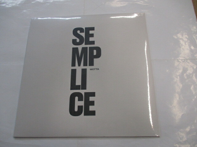 MOTTA - SEMPLICE - LP BLUE VINYL AUTOGRAPHED NEW SEALED 2021 - COPY # 0868/1000