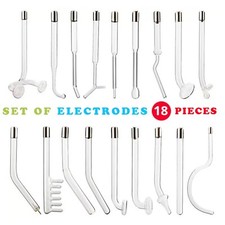 SET OF 18 ELECTRODE ATTACHMENTS FOR THE LOCAL DARSONVALIZATION DEVICE "CORONA"