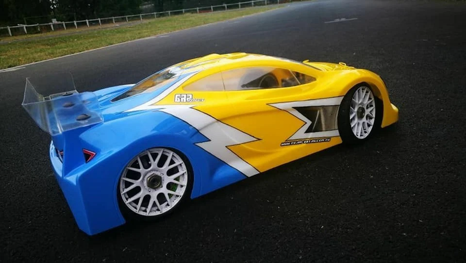 1/8 Scale GT3 rc on road car Clear Body TB833 325mm Xray/HB/Serpent GT PC shel - Image 3 of 3