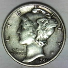 Vintage 1940  Mercury head dime Great collector coin