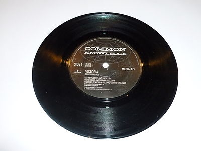 COMMON KNOWLEDGE - Victoria - 1984 UK 7'' DJ Vinyl Single 