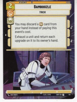 Star Wars Unlimited Hyperspace Karte #461 Bamboozle