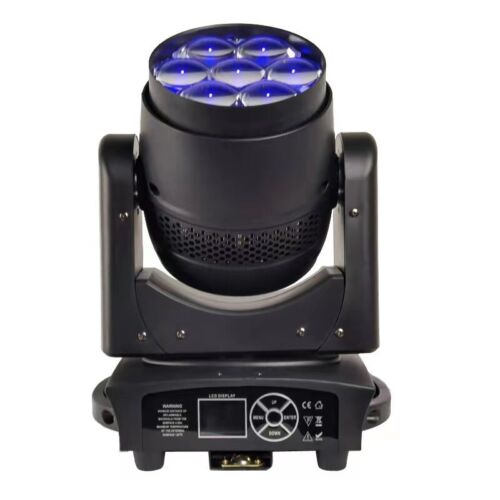 7*40W Rgbw 4In1 Led Zoom Dmx Mini Moving Head Wash Beam Light For Dj Disco Stage - Picture 2 of 8