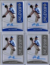 2015 Leaf Trinity PHIL BICKFORD PURE Glass Blue Auto RC 8/25 Yankees