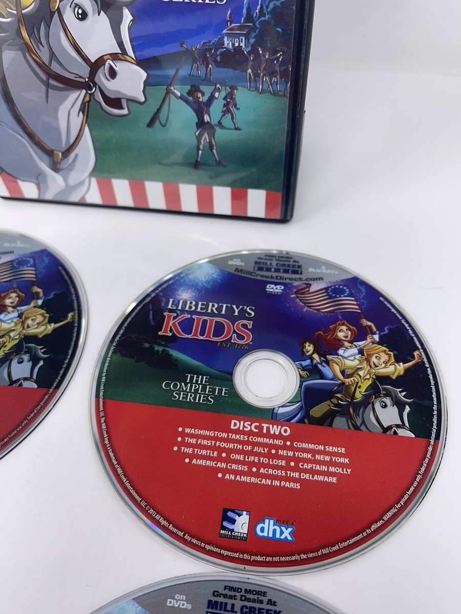 Monthly DVD トパーズ 4月号〜3月号　EQWEL Liberty's Kids - The Complete Series (DVD, 2013, 4-Disc Set