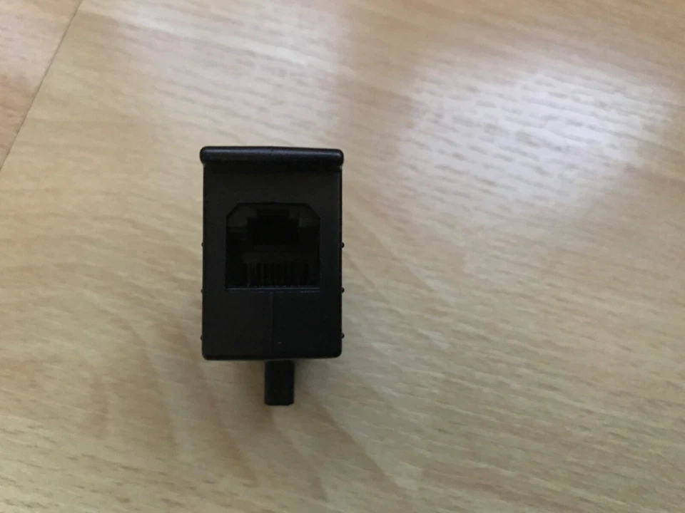 Original AVM Fritzbox TAE Adapter Stecker F auf RJ45 8P2C Kupplung NEU OVP - Bild 3 von 3