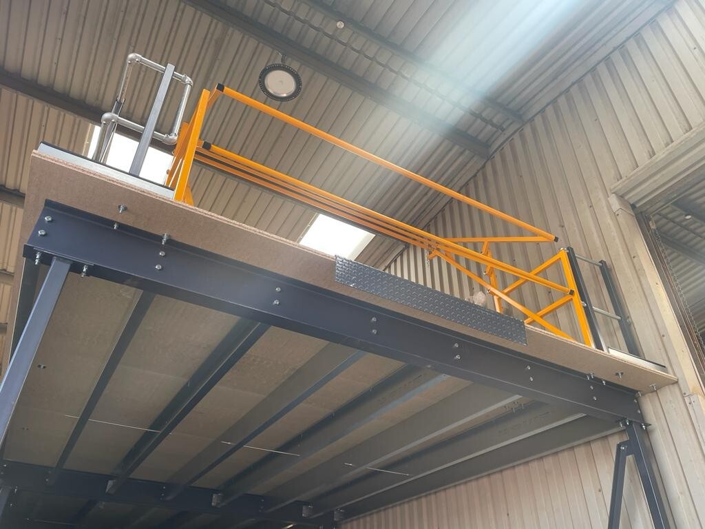New Mezzanine Floor Pallet Gate Up & Over, Loading Gate, mezz floor