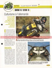 BMW K1200 S 2006 K 1200 S K1200S Joe Bar Team Fiche Moto #000701