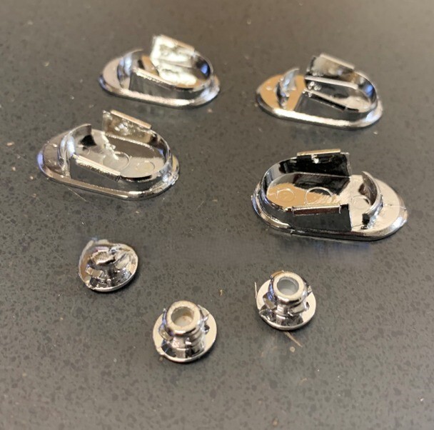 RV Velvac Chrome Screw Caps and Covers 2 pack | eBay