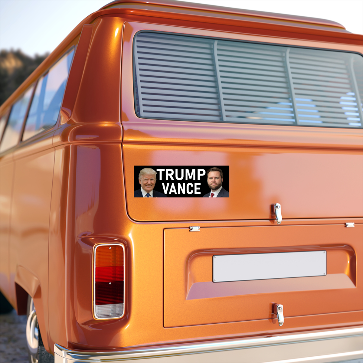 Trump Vance 2024 Sticker - 4x9 Inch Large Political Decal Made In USA