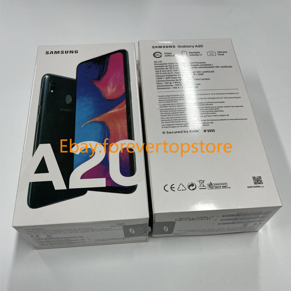 Samsung Galaxy A20 SM-A205U 32GB ROM 3GB RAM 6.4 Samsung Galaxy A20 SM-A205U 32GB ROM 3GB RAM 6.4