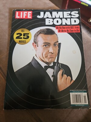 LIFE :    JAMES BOND  all 25 movies magazine  2020 re-issue sean connery    B-13