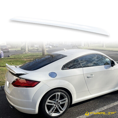 #ad #ad Fyralip Y15 Painted Trunk Lip Spoiler Duckbill for Audi TT 8S Coupe White LS9R $146.65