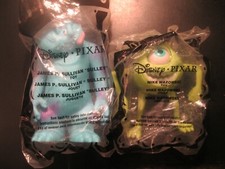 Disney Pixar Monsters Inc.  Mike Wazowski  Sully Toya" NIP McDonald's 2001
