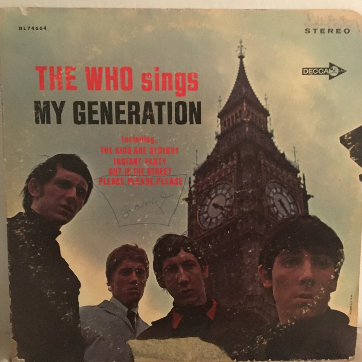 THE WHO LP MY GENERATION | eBay