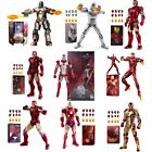 Zd Iron Man Ironman Mk1-Mk7 Mk42 Mk45 Mk85 War Machine Figure Collection New Box