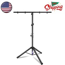 DJ Light Stand Heavy Duty Par Can Tripod T-Bar Stage Lights Stand Adjustable ...