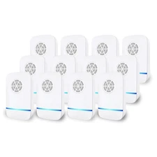 (2 Pack) 6 pcs Ultrasonic Pest Repeller Control Electronic Repellent Bug Pests