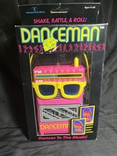 1990 Trendmaster Danceman Walkman Yellow  New/Vintage 