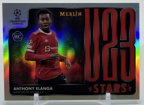 2021-22 Topps Merlin Chrome UEFA Club Competitions Anthony Elanga RC U23 Stars