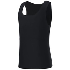 FTM Chest Binder Tank Top - Pull On Closure, Black, Size XXL