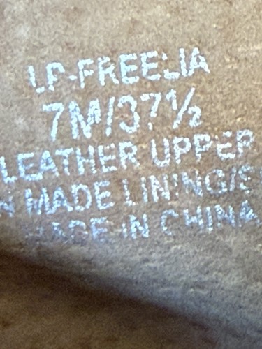 Lucky Brand Boot Freelia Bootie Dune Taupe Suede Leather Size 7 NWOB Flaw A85 - Picture 10 of 10