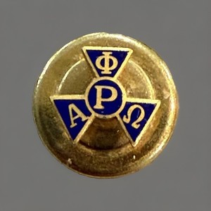 Alpha Phi Omega Fraternity Pin 14K  Gold Filled Vintage Tack Pin Screw Back V1