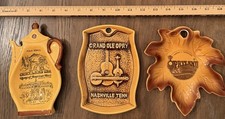 3 Grand Ole Opry Ceramic Spoon Rest Nashville Tennessee 1981 antique collectible