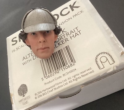 Benedict Cumberbatch Sherlock Holmes Big Chief Studios 1/6 Scale Head Sculpt