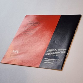 Boxy Boy BoxyBoy Turbo Grafx 16 Instruction Manual ONLY! Booklet * Authentic 