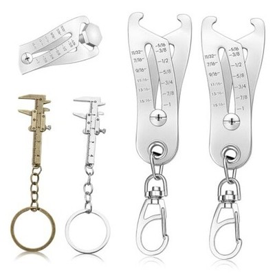 2PCS Portable Precise Thread Checker Keychain   Portable Thread Checker Tool 