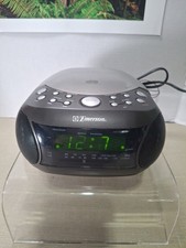 Emerson CD Stereo Clock Radio CKD-9901 Compact Programmable CD Tested