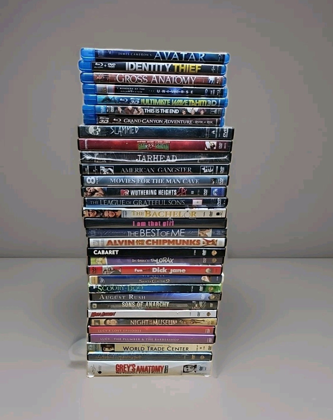LOT 43 DVD & Blu-Ray Mixed Genres USED From New To Fair Denzel Billy Bob Rogan +