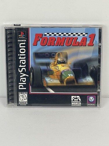Formula 1 Sony PlayStation 1 PS1 Racing 1996 completa di scatola con manuale CIB - Foto 1 di 4