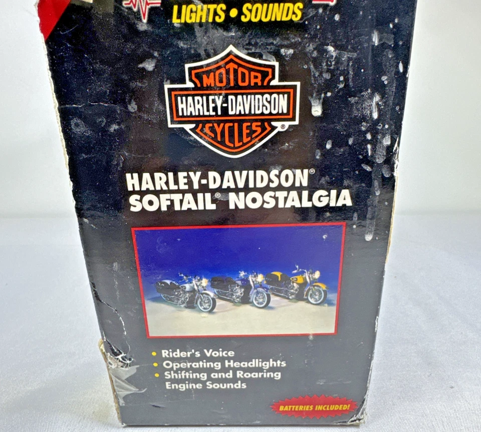 Buddy L Harley-Davidson Softail Nostalgia Moto Luces Sonido Nuevo 1996 Foto 4 de 4