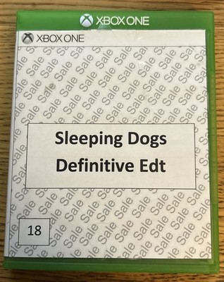 Sleeping Dogs Definitive Edition (Microsoft Xbox One, 2014)