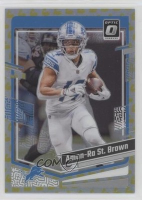 2023 Panini Donruss Optic Flex Prizm 127/149 Amon-Ra St Brown #59 1i98