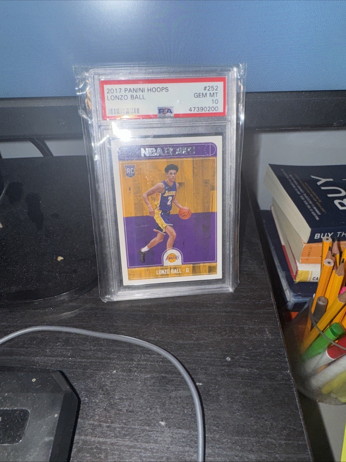 2017 Psa 10 Gem Mint 252 Lonzo Ball Panini Hoops
