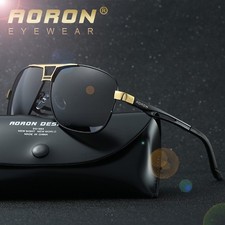 Aluminium HD Polarized Photochromic Sunglasses Men Pilot Driving Outdoor Glasses