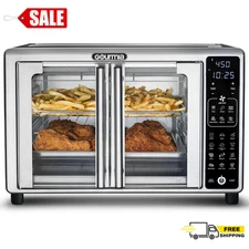 Gourmia GTF2440 6-Slice Digital Toaster Oven Air Fryer with 19 One-Touch