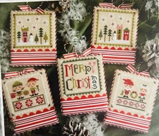 New Lizzie Kate TINY TIDINGS XXII Cross Stitch Pattern Chart