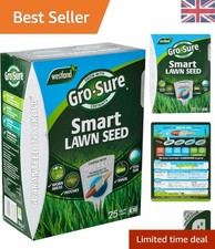 Aqua Gel Coated Lawn Seed - Drought Tolerant, 1 kg, Perfect for All Seasons 22.99 per kilo