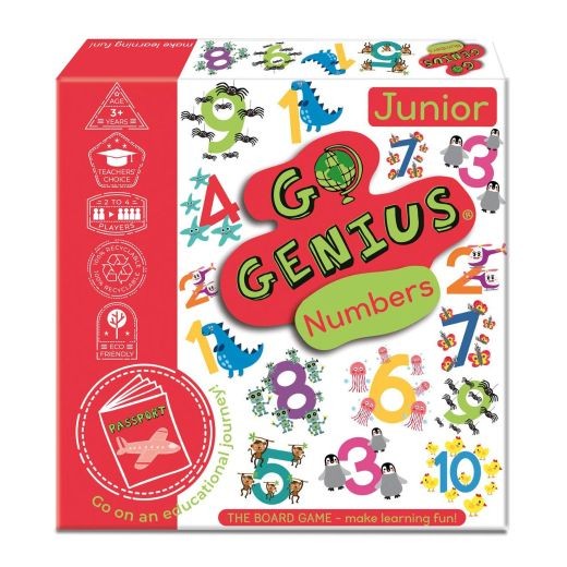 Whiz Kid Games Go Genius Board Game Numbers