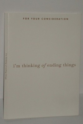 I'm Thinking Of Ending Things FYC DVD OOP Charlie Kaufman Awards Screener HTF