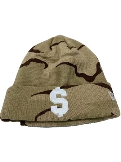 Bonnet tricot Supreme 24ss New Era bonnet sans acrylique Khk camouflage AEq36