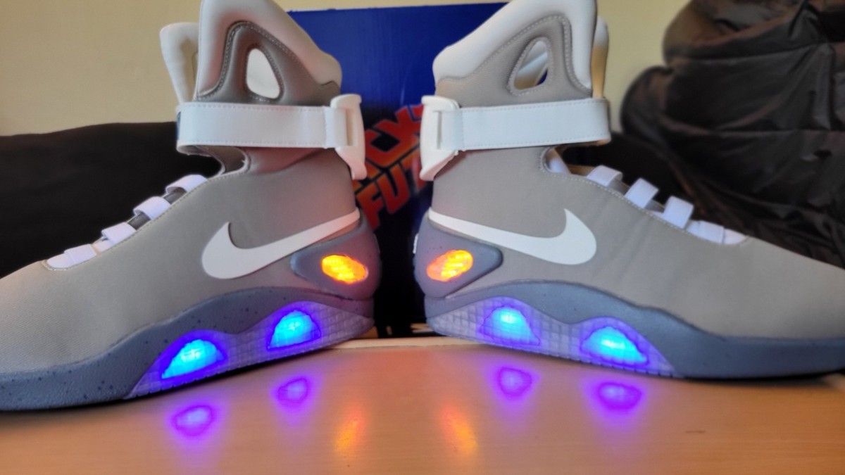 Light Up Back To The Future Shoes Nike Universal Studios Back To