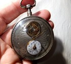 VINTAGE EARLY 1800'S CENTER SWEEP SECONDS HAND POCKET WATCH — photo 1